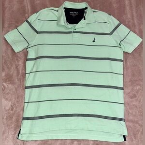 Nautica Mens Performance Deck Shirt Classic Fit Size Large